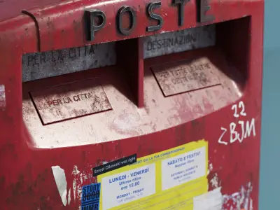 Mailbox high quality 3d model 3D model