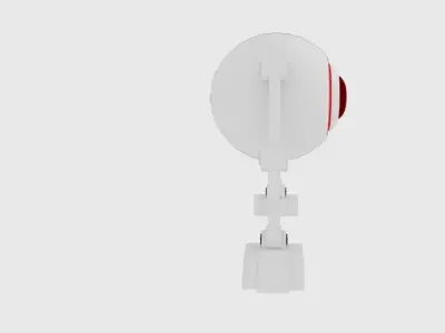 Leg Sphere Drone Low-poly 3D model