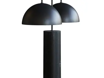 Double Table Lamp 3D model