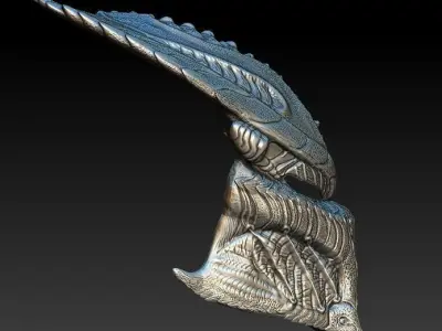 Venom predator bio mask 3D model