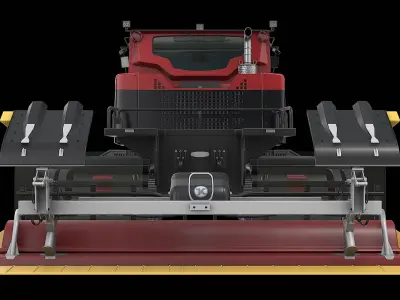  Snow Groomer PistenBully 100 - Red 