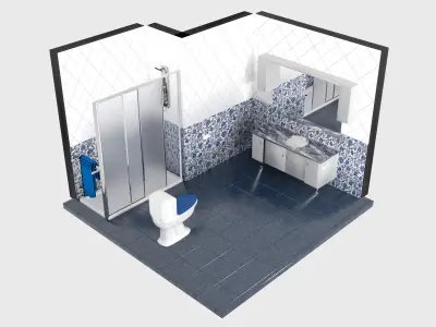 Bathroom 4K 3D model