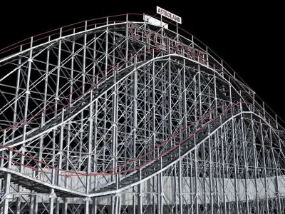  Roller Coaster Track 