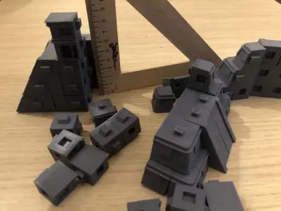 chichen itza 3D jigsaw puzzle 3D print model