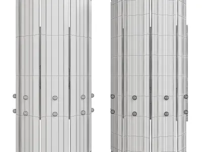 Bonnington Wall Sconce Light Low-poly 3D model