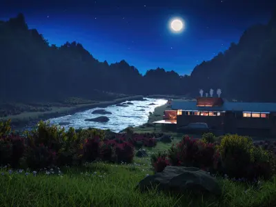 Pack Lost Place 01-03 - Scene Exterior Complete 3D model