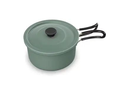 Realistic Camping Equipment Pack Low-poly 3D model