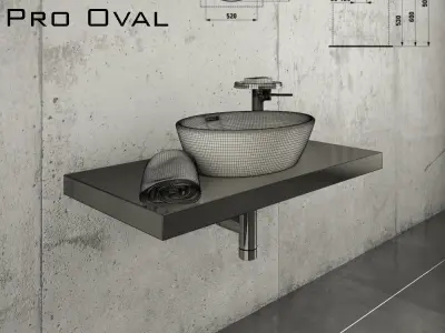 Laufen Pro Oval 812964 3D model