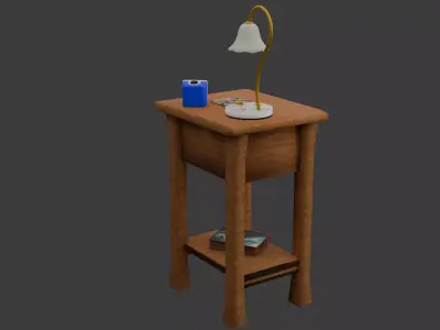 Bedside Table 3D model