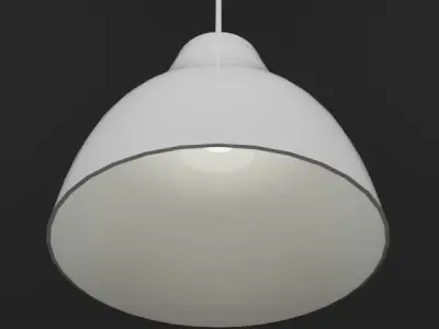 Hanging lamp IKEA MELODI Low-poly 3D model