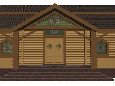 building wooden 3D model