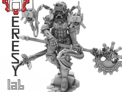 Heresylab - Charon female priest 3D print model