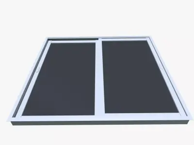 Window Low-poly 3D model