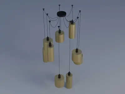 ceilingLight Low-poly 3D model