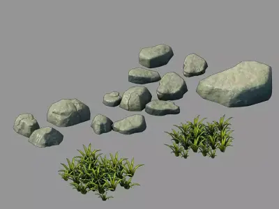 Forgetful Forest - Stone 91 3D model