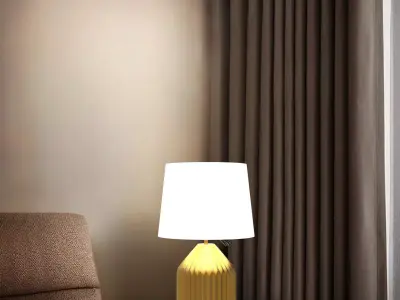 Table Lamp 3D print model 11