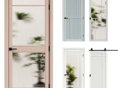 Interior door 008 3D model