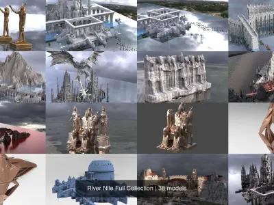 River Nile Full Collection 3D Model Pack