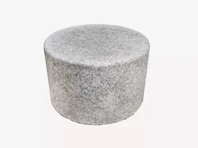 Round Seating Stone - Cleaned Version 3D model