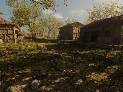 Medieval Scene 3D model