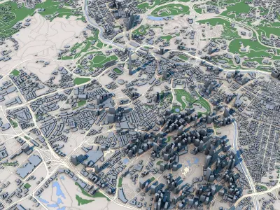 Kuala Lumpur City Malaysia 3D model