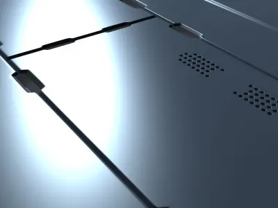 Scifi Paneling Elements 3D model