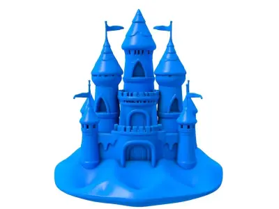 sand castle - sand castle stl -  castle -  castle stl 3D print model