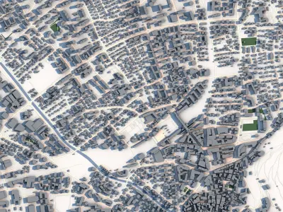 Chur City Switzerland 3D model