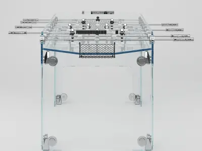 TECKELL® Calcio Balilla collection - Cristallino Classic Foosball Table