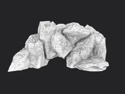Rock 5-7 Low-poly 3D model