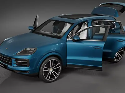 2024 Porsche Cayenne 3D model