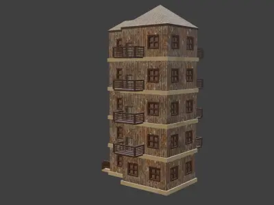 House Model 96 Low-poly 3D model