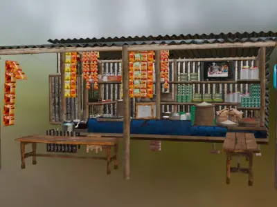 Tea Shop 3D model
