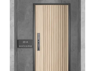 Door Collection 05 - Interior 3D model