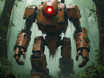 forest guardian Low-poly 3D model