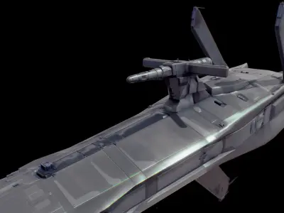 spaceship b05 3D model