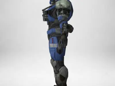 Gameready Character - 01 Low-poly 3D model