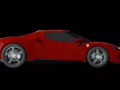 FERRARI 296 GTB 3D model