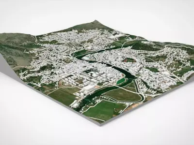 Cityscape Trebinje Bosnia and Herzegovina 3D model