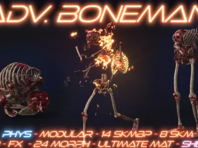 Advanced Boneman 3D model