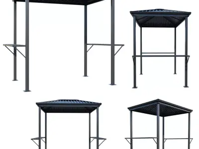 Terni Garden Point Mini Gazebo 3D model