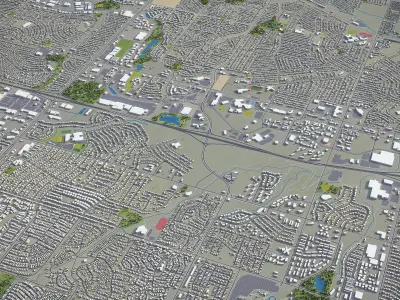 Thornton Low-poly 3D model