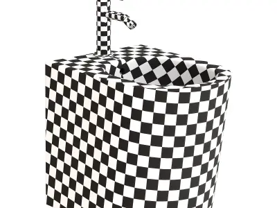 Trentanove by Axa Low-poly 3D model