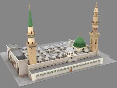  Masjid Al Nabawi Green Dome 