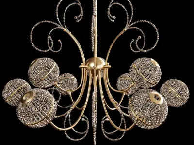 capriccio chandelier 3D model