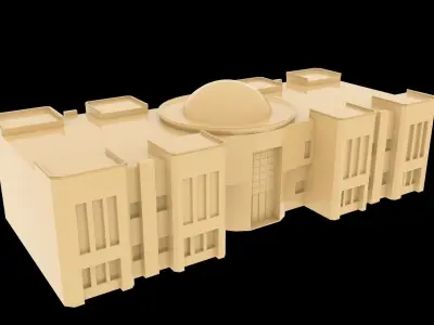 Kalba City Municipality Sharjah 3D model