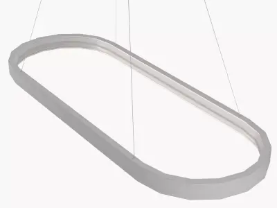 Modern pedant  LED light 1 3D model