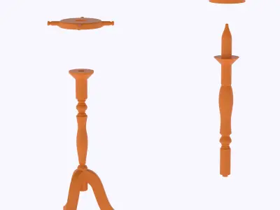 Tall coat rack  3D print model