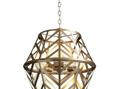 CHEVRON CHATEAU CHANDELIER Low-poly 3D model