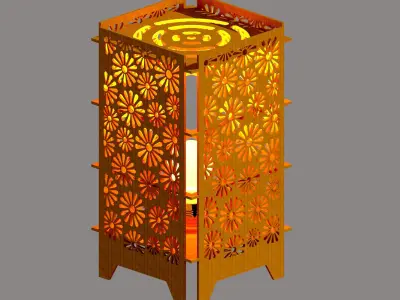 Collister Table Lamp 3D model 3D model